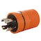 Ac Works Plug Adapter, 6-15/20R, L15-30P, 6-20P, L15-30P, 0 ft., Orange ADL1530620 - alternate 4